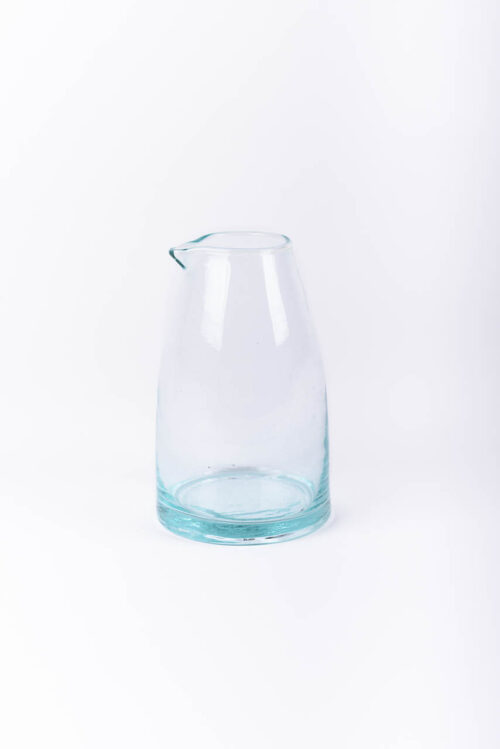 Carafe en verre transparent taille S