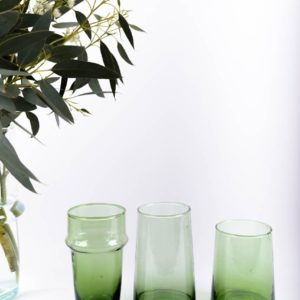Composition de verres recyclés verts