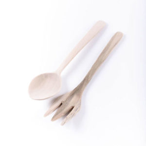 Couverts de service en bois