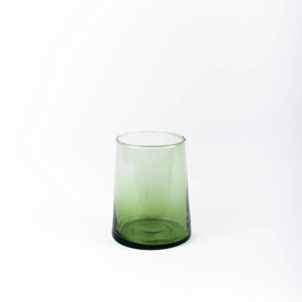 verres recyclés verts