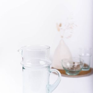 Carafe Beldi en verre recyclé