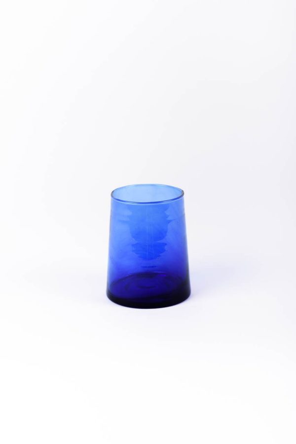 Verre recyclé bleu taille S