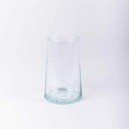 Lot de 2 verres recyclés transparents