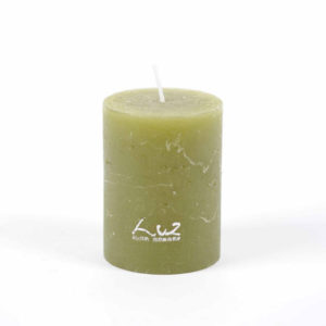 bougie de table verte