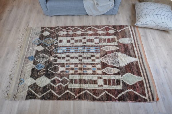 Tapis Boujaad 172 x 264 cm vue du dessus