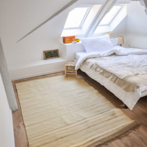 Tapis en jute sable hand 150x210cm