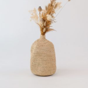 Vase en raphia Jeanne
