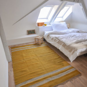 Tapis en jute jaune rani 150x210cm
