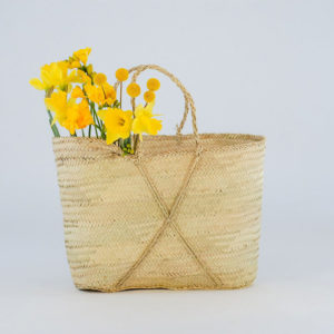 panier de marché en fibres naturelles alma