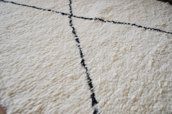 Tapis couloir Beni Ouarain - berbère 87x265 cm détails