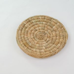 Dessous de plat en jonc vue du dessus
