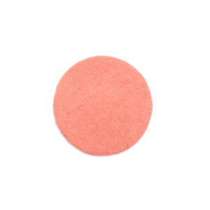 Dessous de plat rose en feutre de laine 23 cm