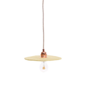 suspension en feutre de laine beige fullmoon