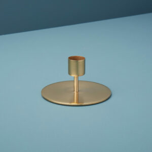 bougeoir en laiton hauteur 5 cm fait main