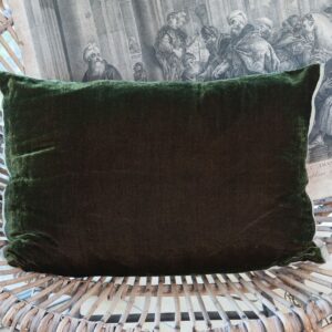 Coussin en velours de soie olno 35x50 cm