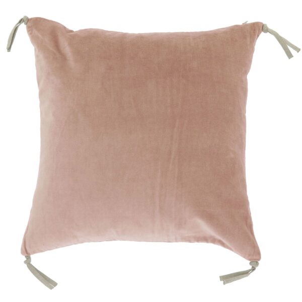 coussin en velours de coton 45x45cm ropo