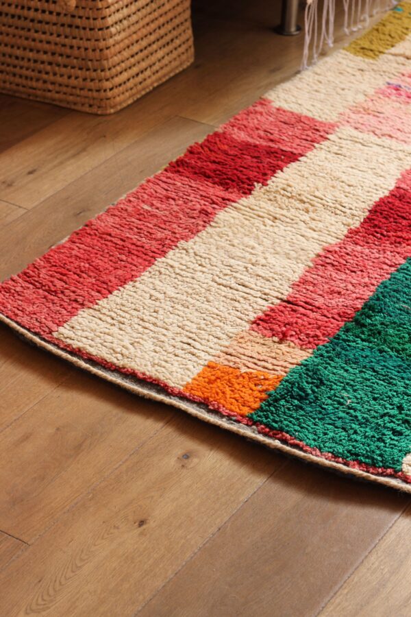 tapis boujaad - berbère coloré 164 x 270 cm - détails
