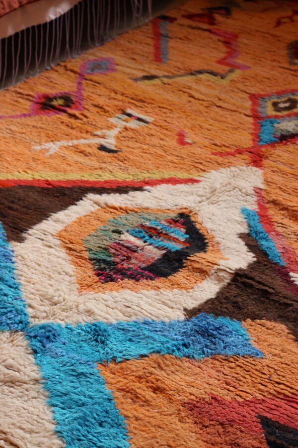 tapis boujaad - berbère coloré 165 x 263 cm - détail