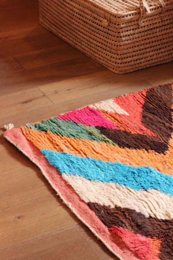 tapis boujaad - berbère coloré 165 x 263 cm - détails