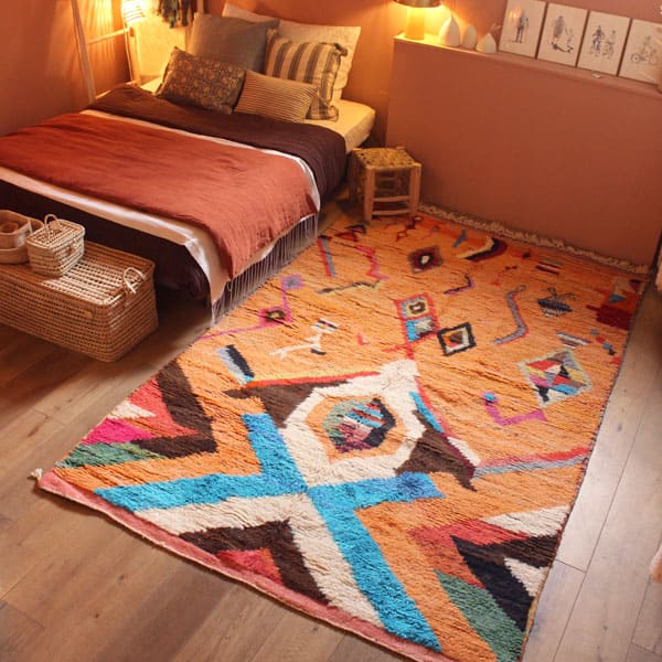 tapis boujaad - berbère coloré 165 x 263 cm