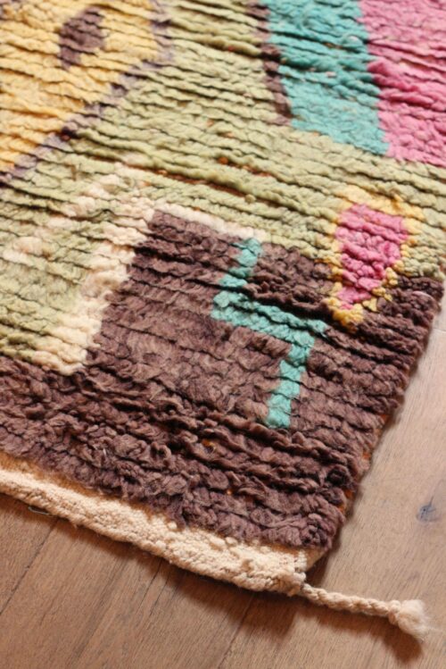 tapis boujaad - berbère coloré 165 x 270 cm - détails