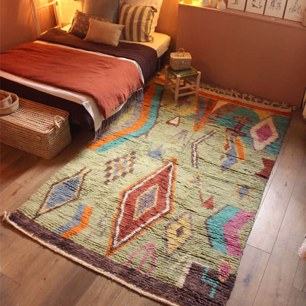 tapis boujaad - berbère coloré 165 x 270 cm