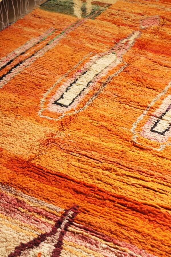 tapis boujaad - berbère coloré 166 x 275 cm - détails