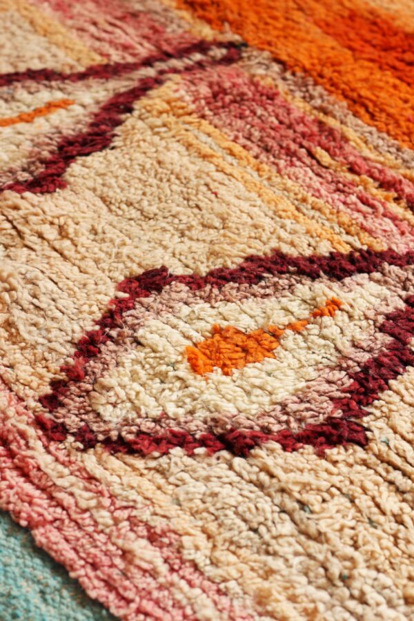 tapis boujaad - berbère coloré 166 x 275 cm - détail