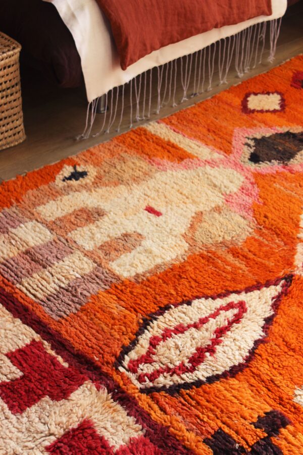 tapis boujaad - berbère coloré 170 x 260 cm - détails