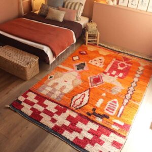 tapis boujaad - berbère coloré 170 x 260 cm