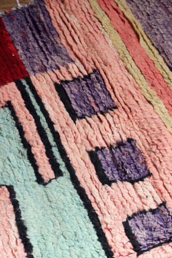 tapis boujaad - berbère coloré 170 x 266 cm - détails