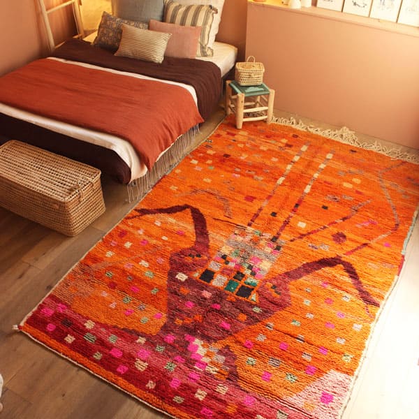 tapis boujaad - berbère coloré 170 x 270 cm
