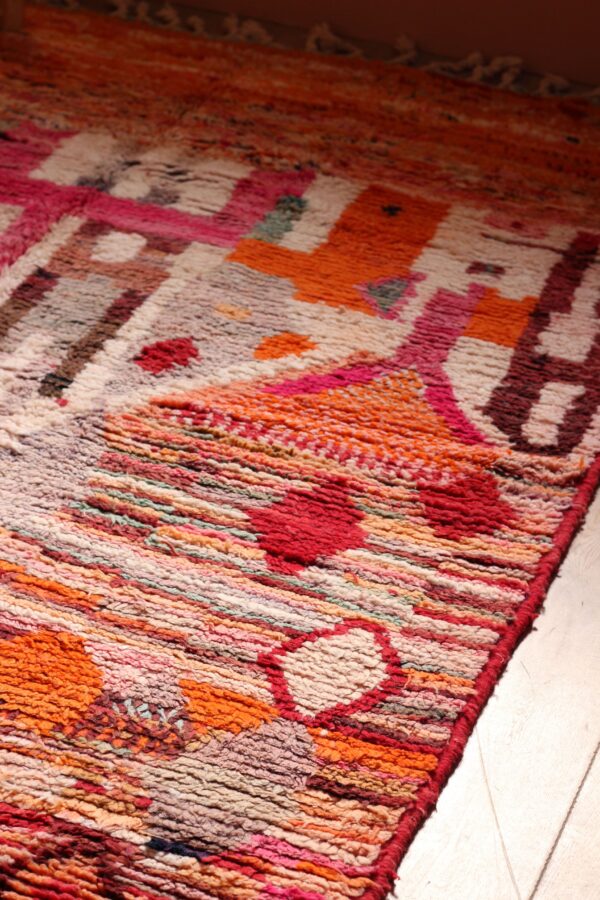 tapis boujaad - berbère coloré 172 x 270 cm - détails