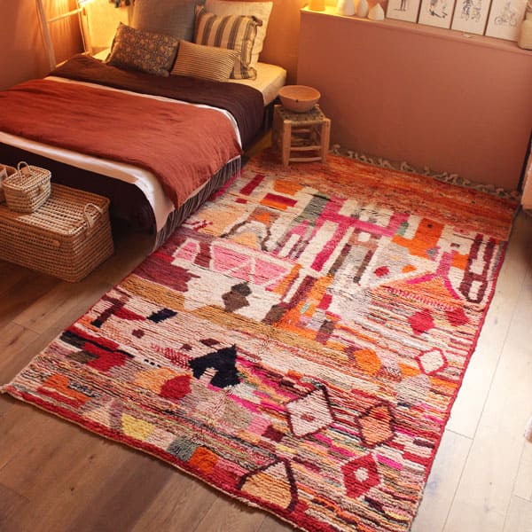 tapis boujaad - berbère coloré 172 x 270 cm