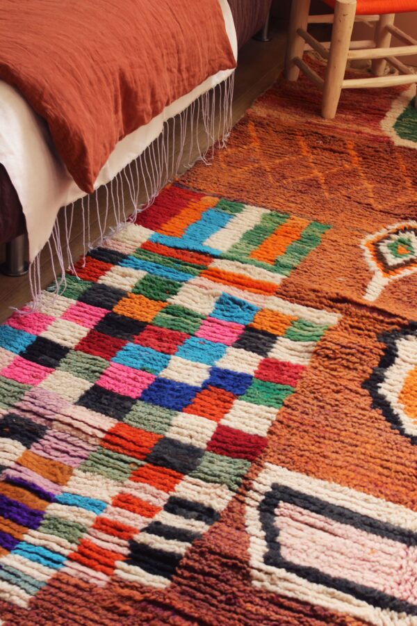 tapis boujaad - berbère coloré 173 x 274 cm - détails