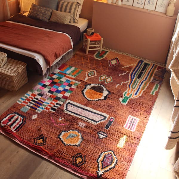 tapis boujaad - berbère coloré 173 x 274 cm