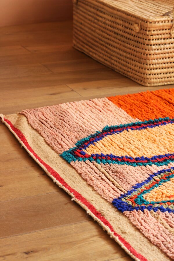 tapis boujaad - berbère coloré 175 x 278 cm - détails