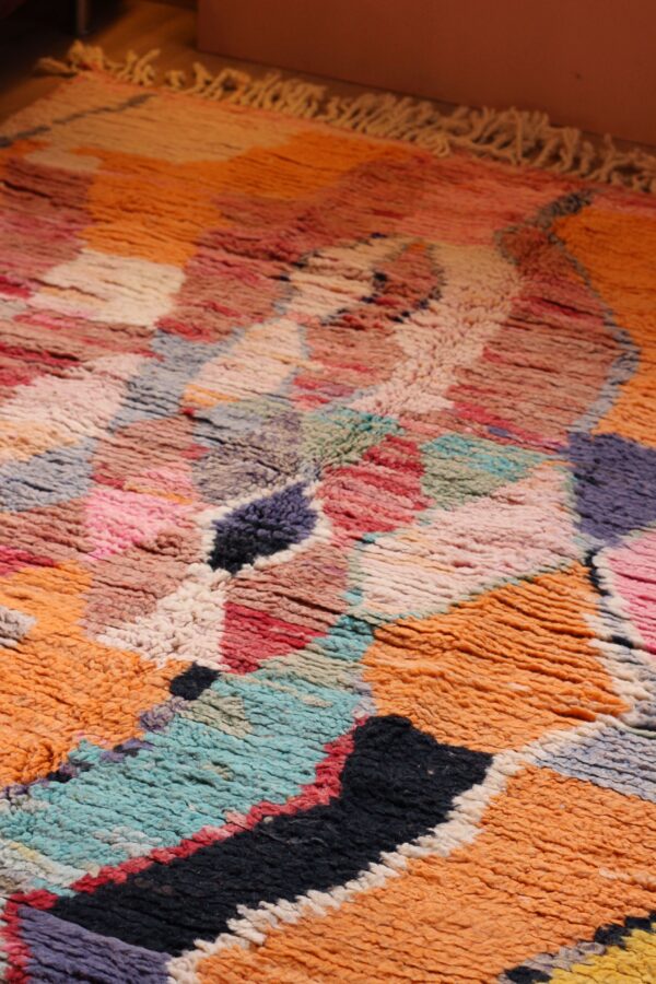 tapis boujaad - berbère coloré 178 x 262 cm - détail