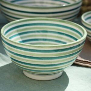 Bol en céramique multicolore fait main au Maroc collection faro