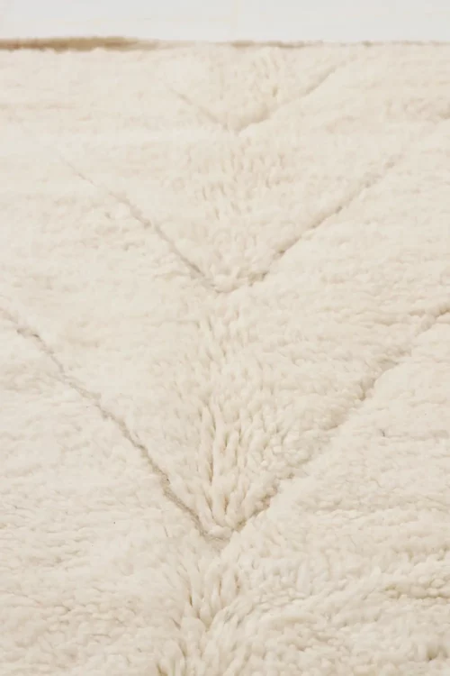 zoom motifs sur le tapis beni ouarain - 156x253 cm