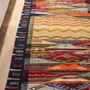 zoom tapis kilim taznakht 71x214cm