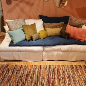mise en situation tapis kilim 110x216cm