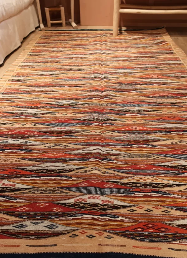 vue en longueur tapis kilim 147x249cm