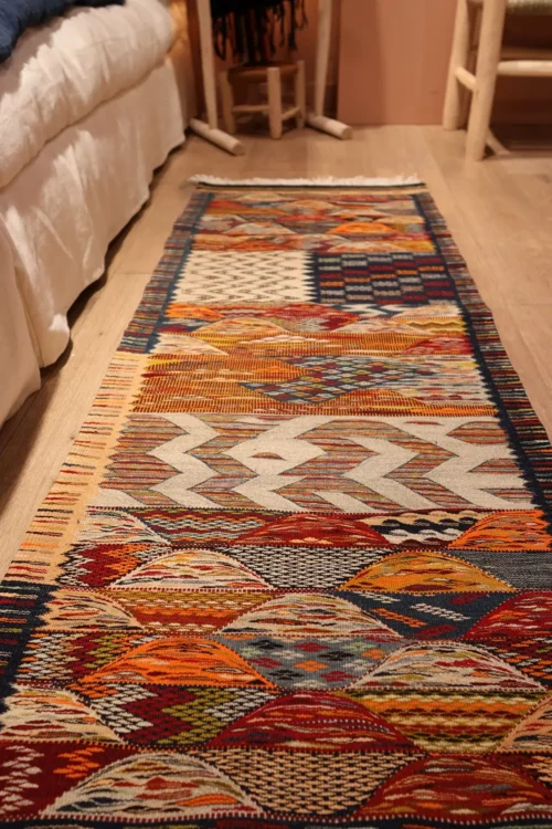 vue en longueur tapis kilim 63x150cm