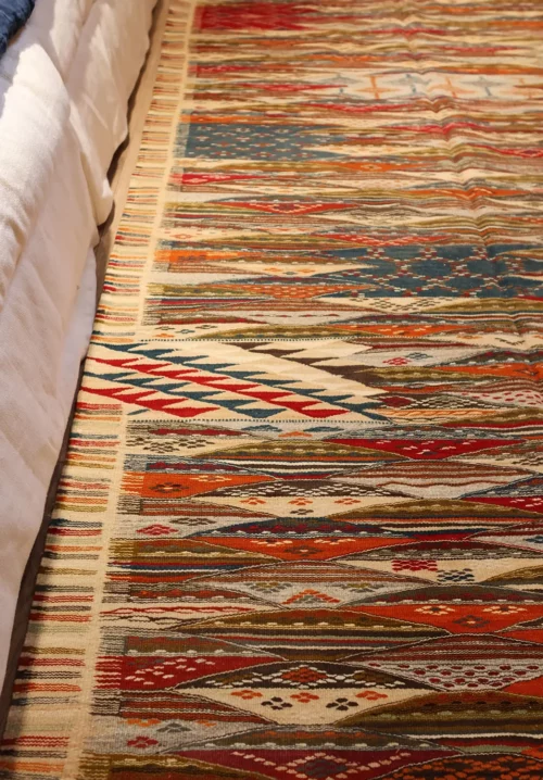 vue en longueur tapis kilim -151x270cm