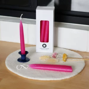<b>CUTIE</b> Mini chandelle cerise