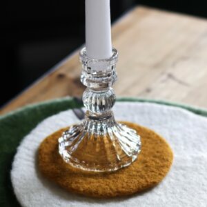 <b>TELI</b> - Bougeoir en verre Crinoline (forme ancienne)