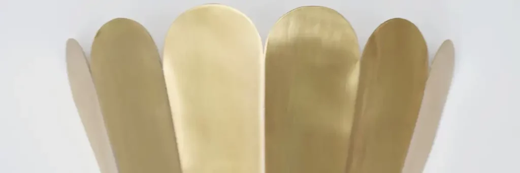 Matière laiton brossé