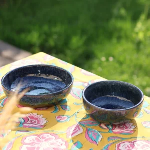 <b>PAON BLEU</b> - Coupes/assiettes (deux tailles)